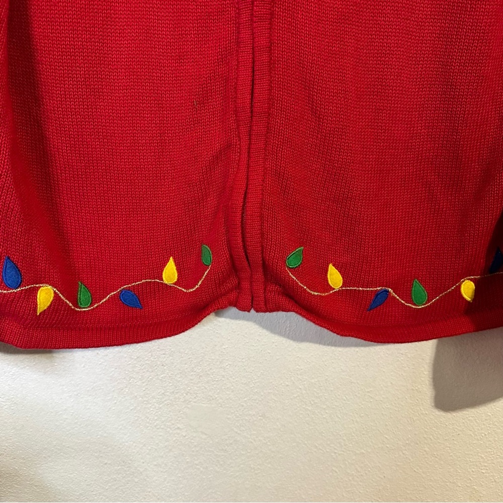 Holiday Snowman Red Sweater - Picture 4 of 10